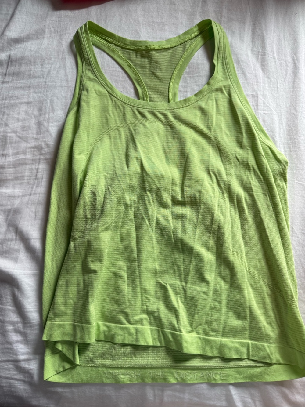 lululemon athletica Neon Lime Racerback Tank